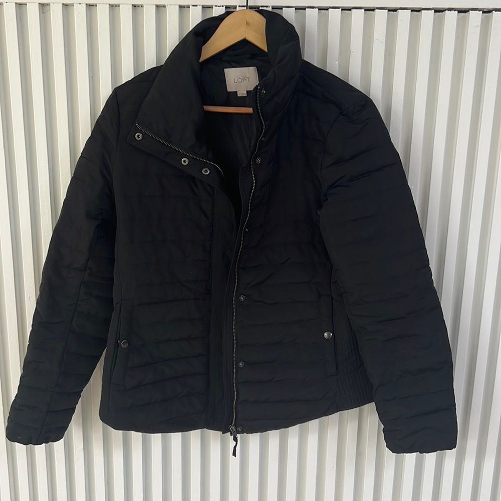 Black Puffer Jacket - image 2